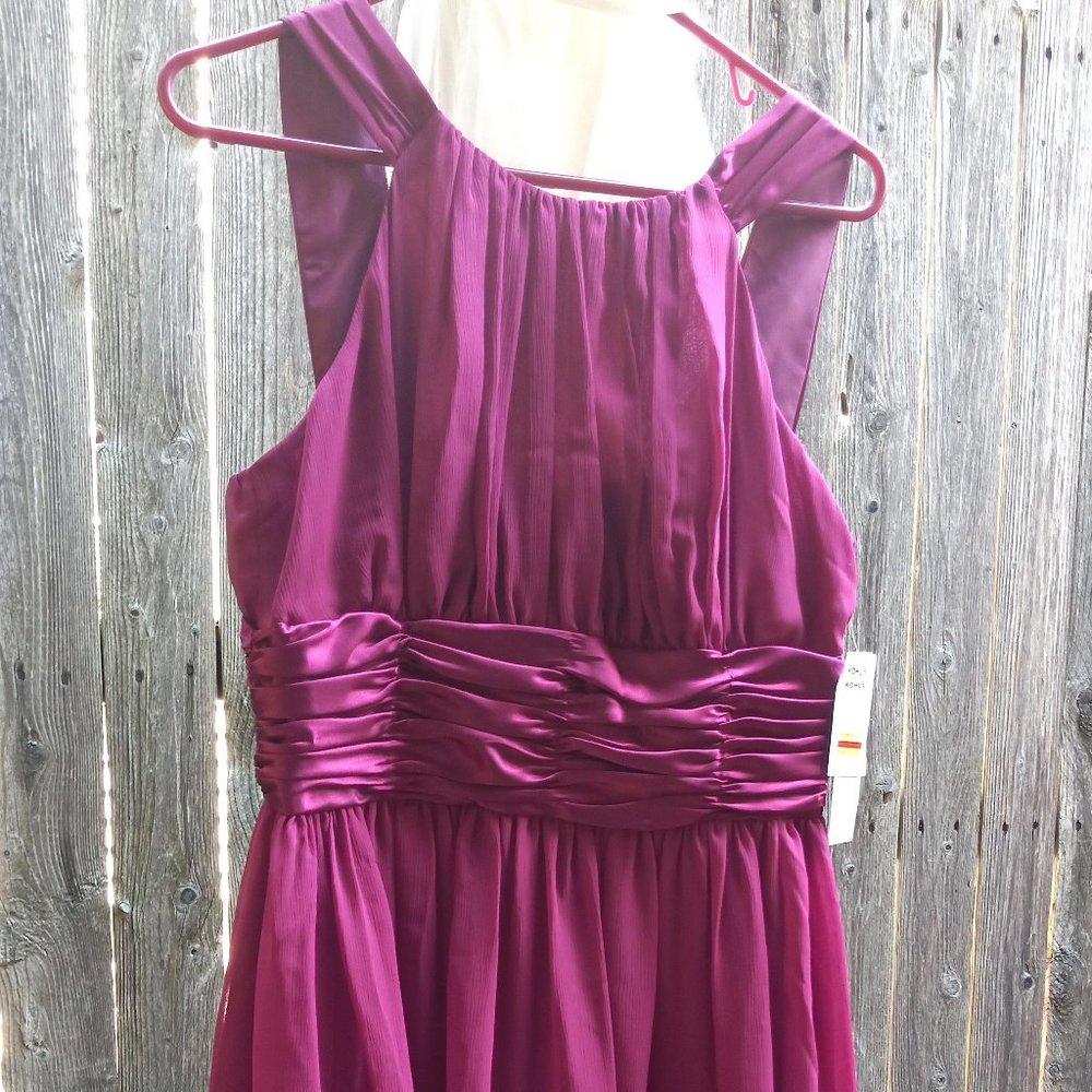 Suite 7 Magenta/Burgundy Dress - Size 8 - NWT